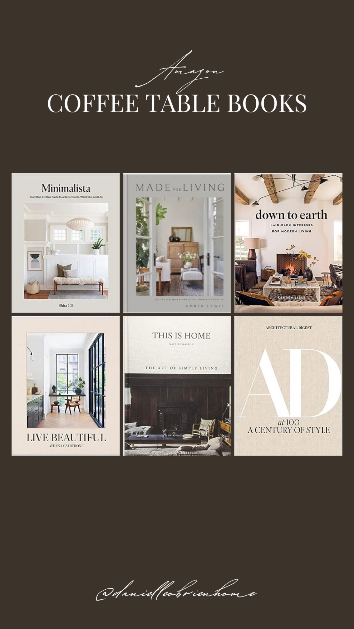 Amazon coffee table books 

Amazon home, coffee table, books, living room, entryway, dining room, home decor, affordable, amazon finds

#LTKfindsunder50 #LTKhome #LTKstyletip