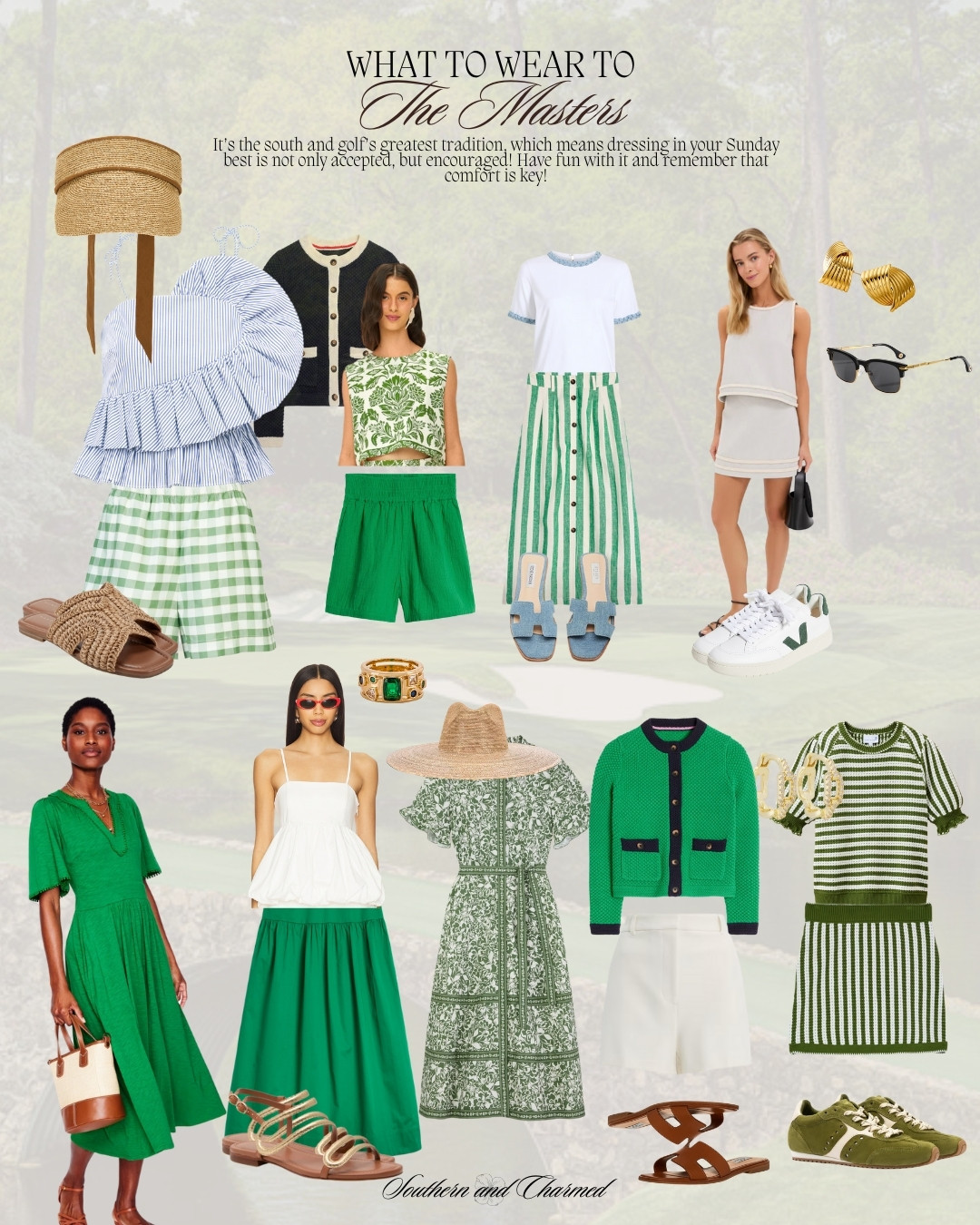 What to Wear to the Masters; Masters outfits, masters style, golf outfit, spring style, summer style, green dress, cute shorts, spring set, green short set, green maxi dress, spring accessories 

 

#LTKSpringSale #LTKWatchNow #LTKSeasonal