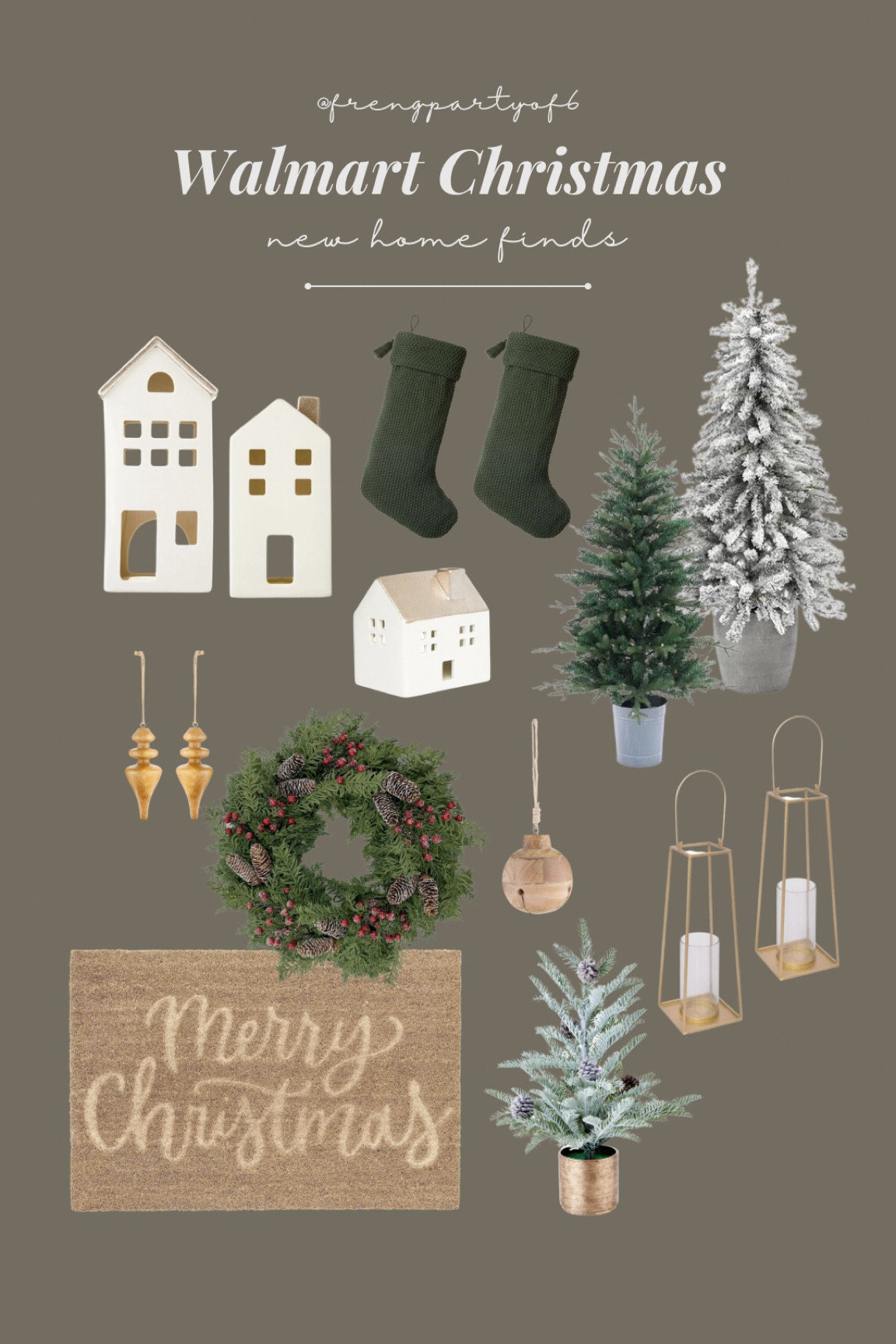 New Christmas finds at Walmart! I love these green stockings and ceramic houses! 

#LTKfindsunder50 #LTKhome #LTKSeasonal
