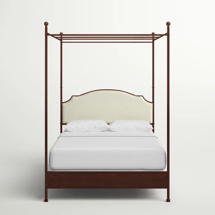 Marinez Upholstered Canopy Bed | Wayfair North America