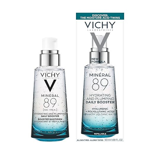 Vichy Mineral 89 Booster, Pure Hyaluronic Acid Serum for Face with Polyglutamic Acid for Skin Bar... | Amazon (US)