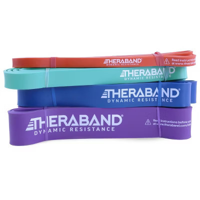 THERABAND High Resistance Band, Set of 4, Heavy Duty Stretch, Full Body Workout, Powerlifting | Target