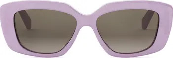 Triomphe 55mm Rectangular Sunglasses | Nordstrom