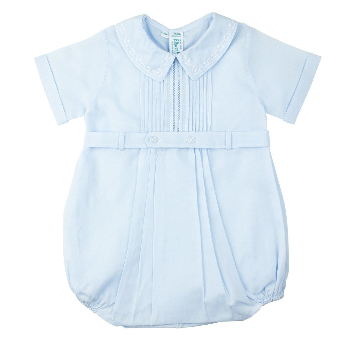 Pintucked Button Belt Creeper | Feltman Brothers