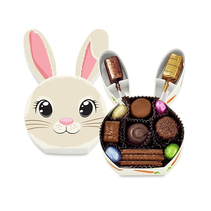 See's Candies Bunny Box - Seasonally Shaped Chocolate & Candy Gift Box, Easter Basket Treat, 6.1 ... | Amazon (US)
