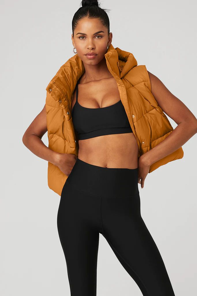 Gold Rush Puffer Vest - Toffee | Alo Yoga