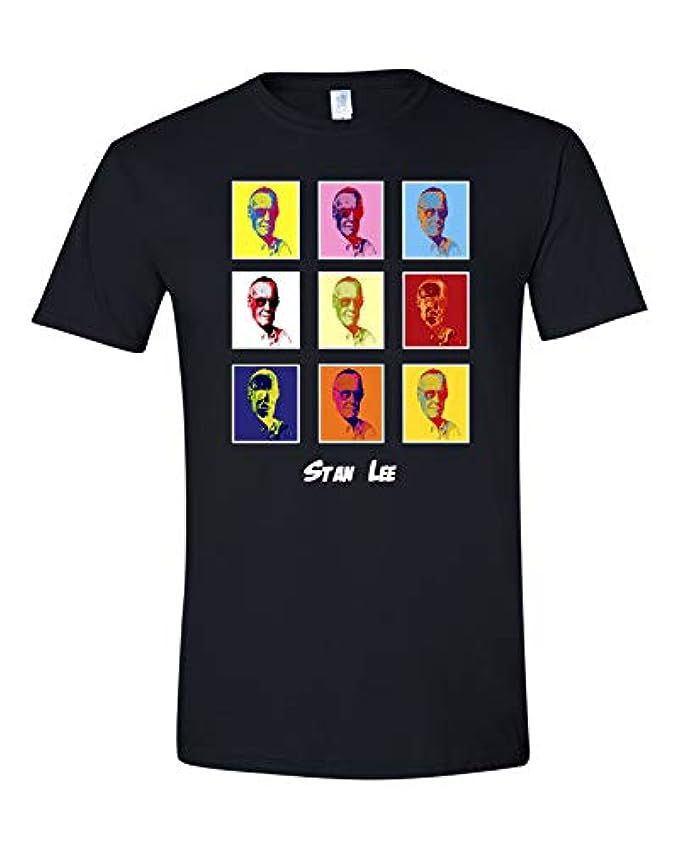 Stan Lee Andy Warhol Memorial Rip T Shirt Black | Amazon (US)