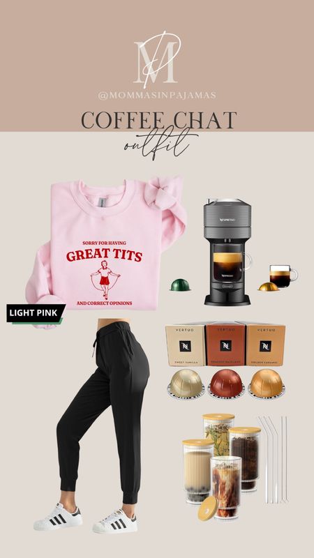 Love this sweatshirt Sydney Sweeny wore--I thought it would be perfect for our coffee chats!! coffee outfit, cozy look, sydney sweeny look

#LTKSeasonal #LTKhome #LTKstyletip