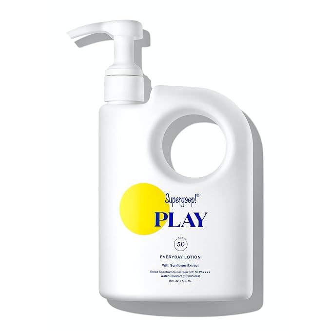 Supergoop! PLAY Everyday Lotion, 18 oz - SPF 50 PA++++ Reef-Safe, Broad Spectrum, Body & Face Sun... | Amazon (US)