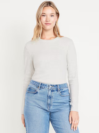 Snug Crew-Neck Long-Sleeve T-Shirt | Old Navy (US)