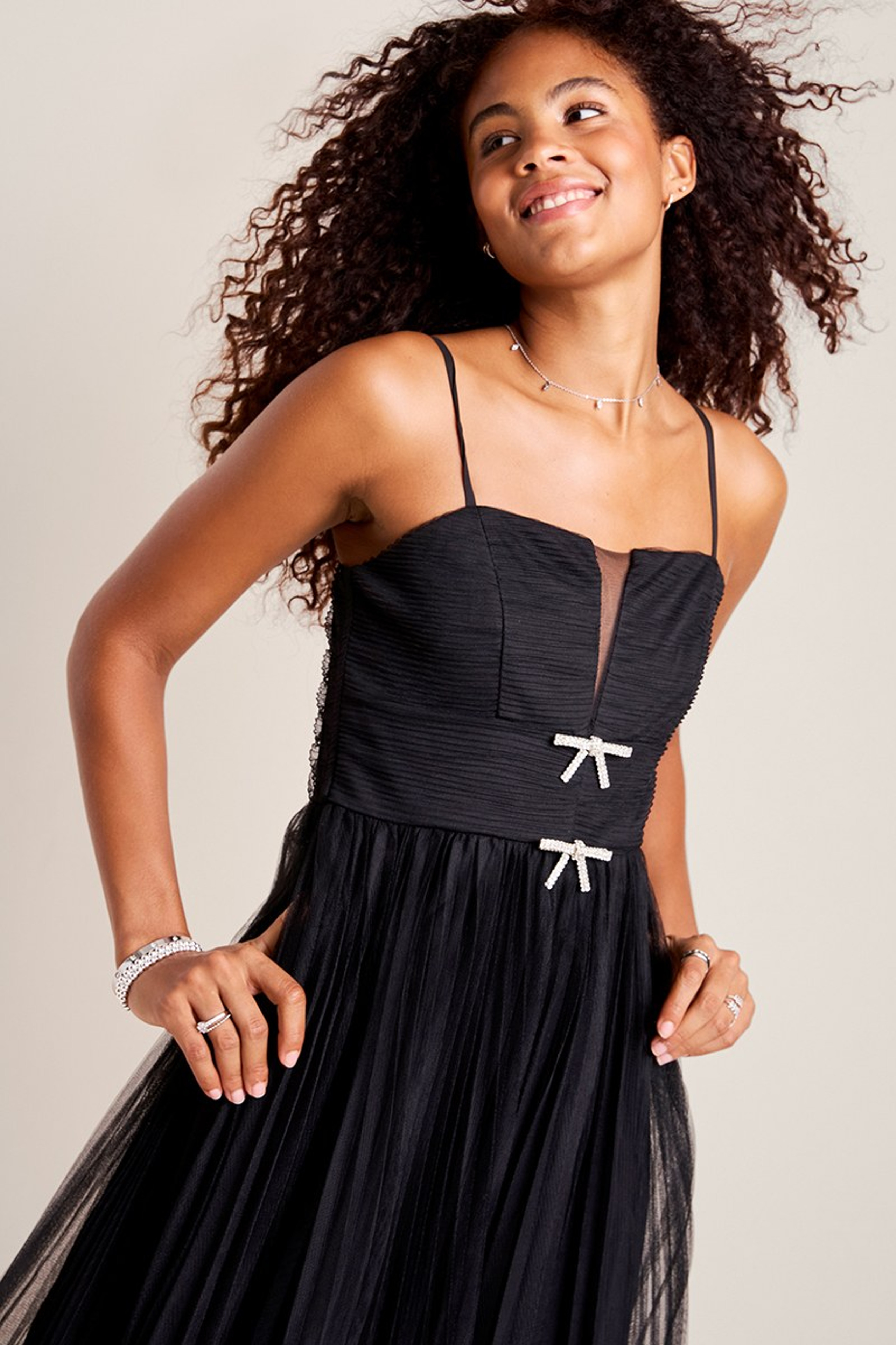 Colette Tulle Midi Dress | Francesca's