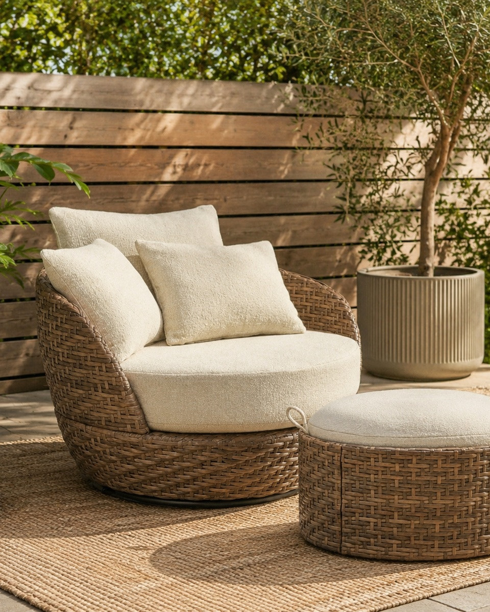 Outdoor Furniture from Walmart! The oversized chair & ottoman is back in stock! The set of two wicker chairs with cushions is on clearance for a great price! Comes with several cushion color options!

#LTKSeasonal #LTKHome #LTKSaleAlert