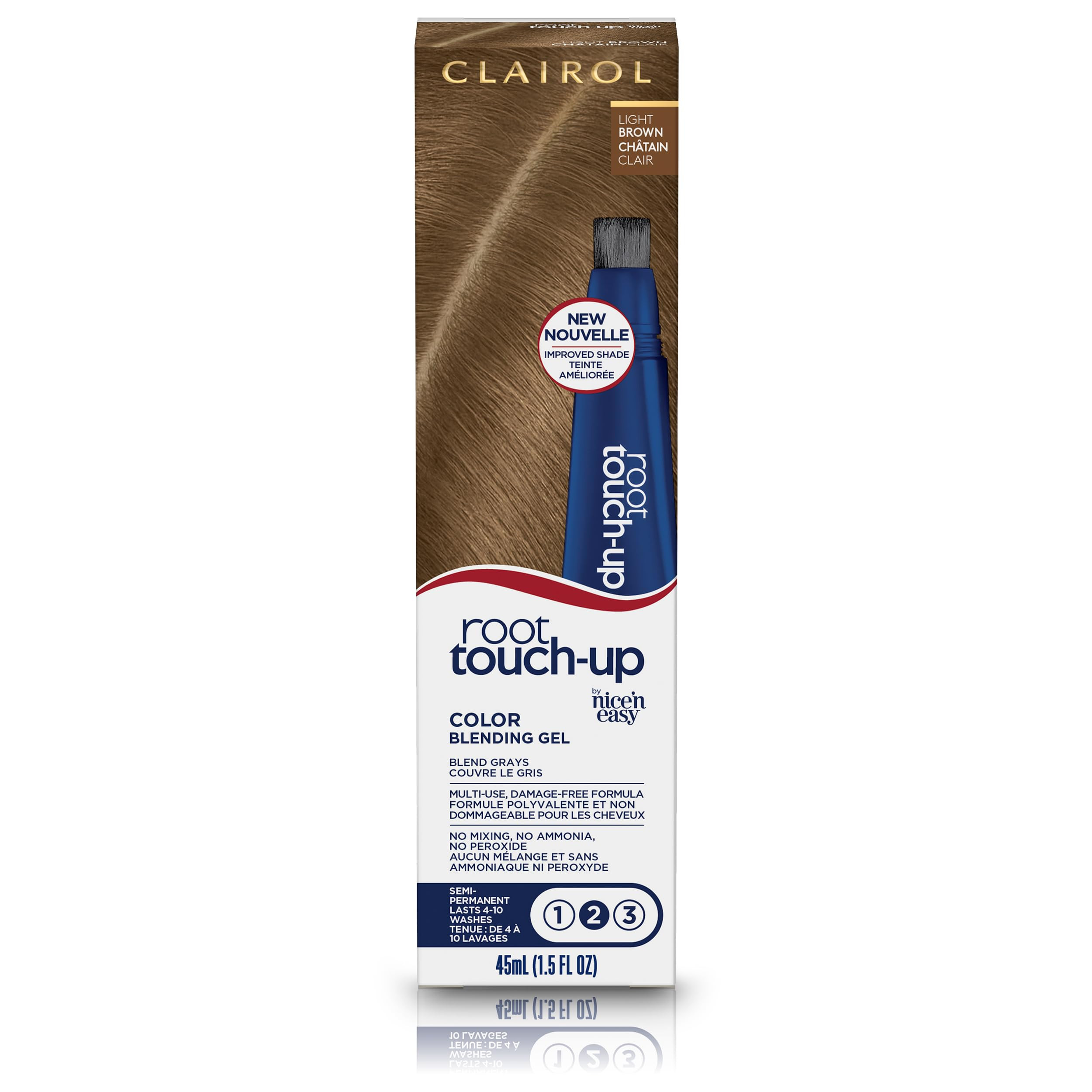 Clairol Root Touch-Up Semi-Permanent Hair Color Blending Gel, 6 Light Brown, Pack of 1 | Amazon (US)