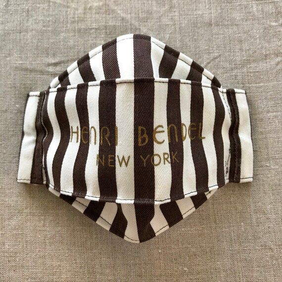 Henri Bendel Centennial Stripe 3D Origami Angled Face Mask  4 | Etsy | Etsy (US)