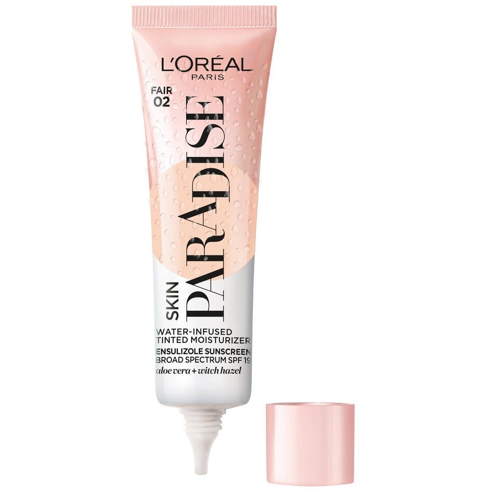 L'Oreal Paris Skin Paradise Water Infused Tinted Moisturizer with SPF 19 - Fair 02 - 1 fl oz | Target