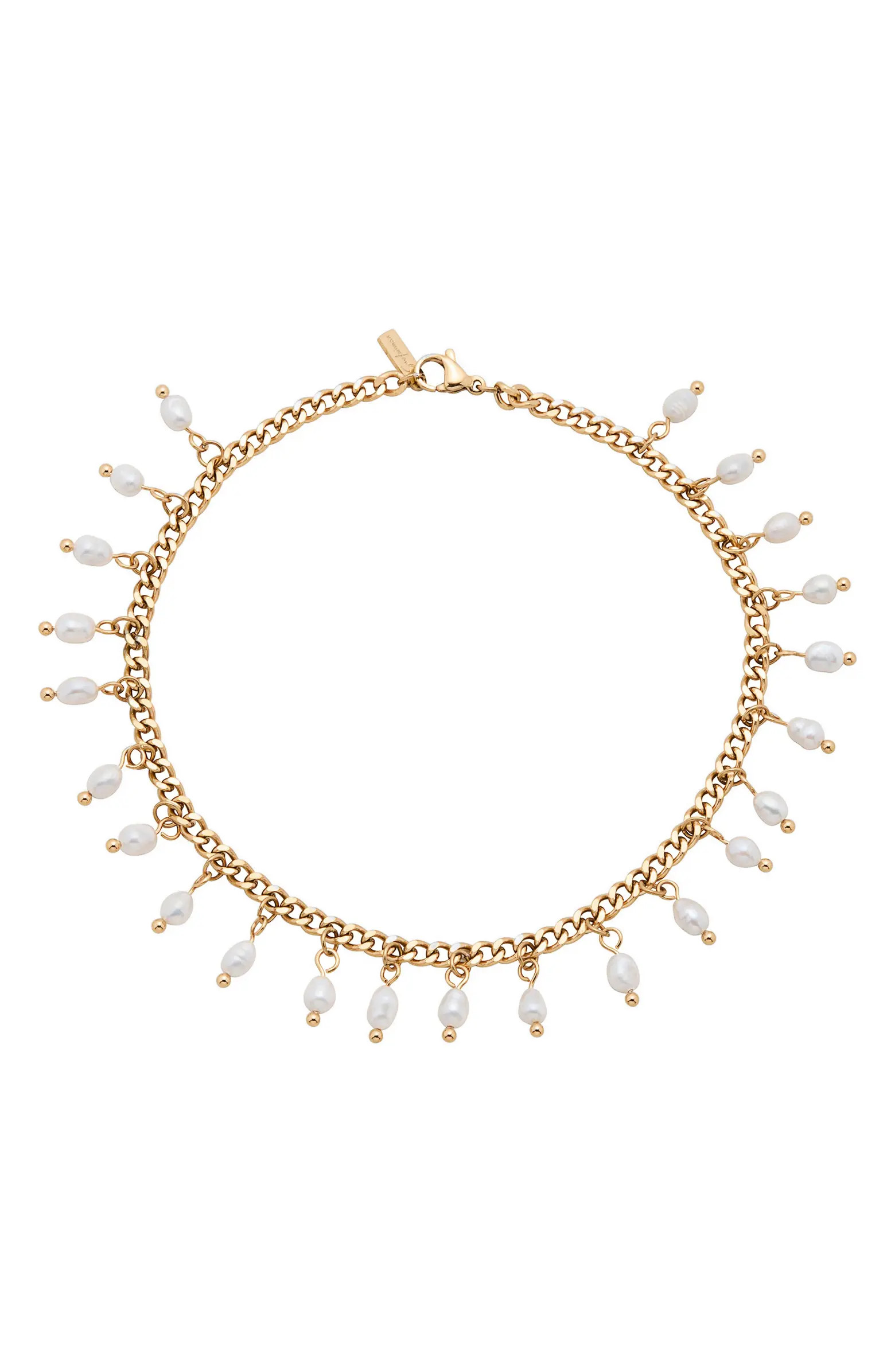 Vicente Freshwater Pearl Anklet | Nordstrom