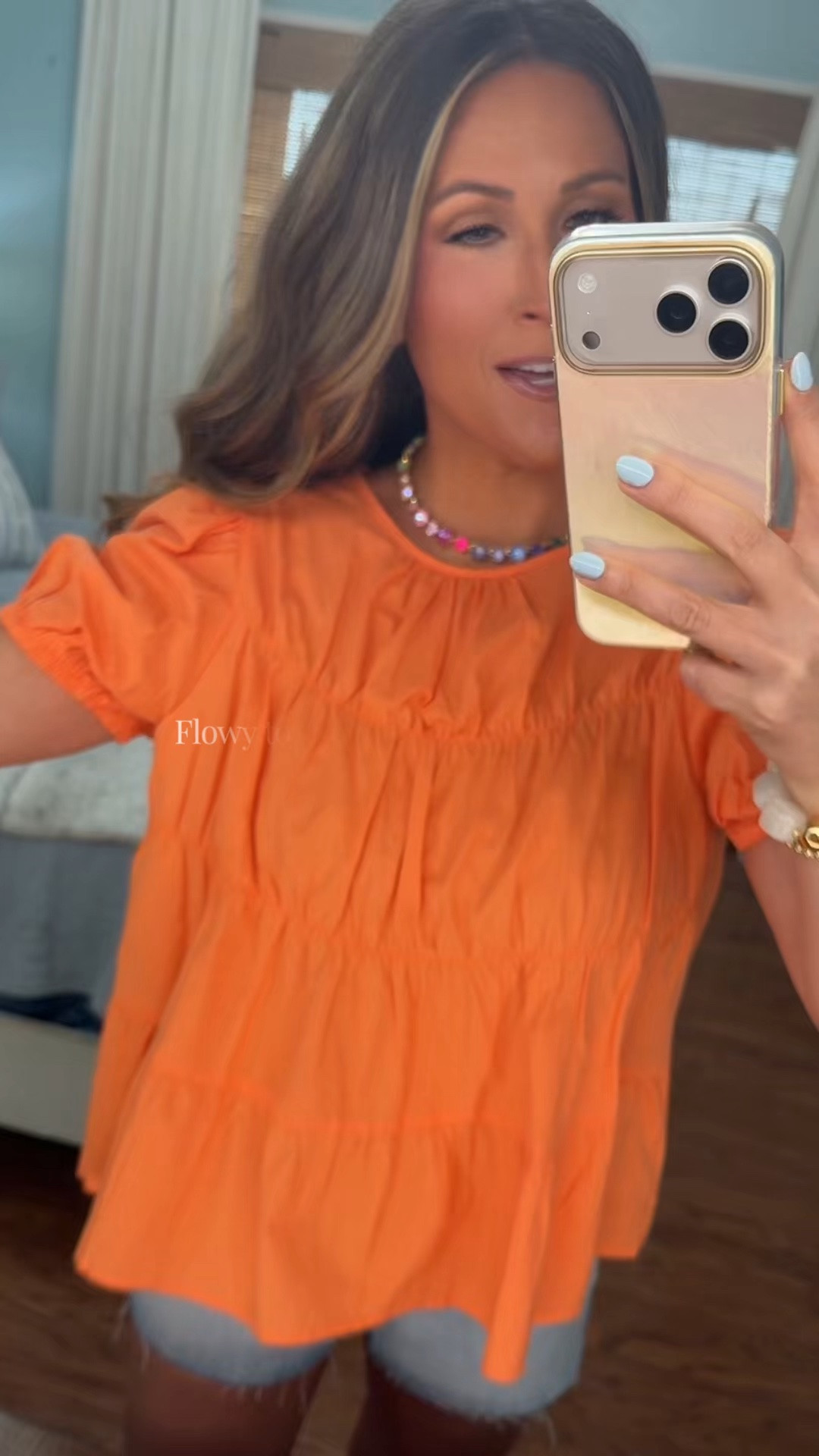 Cute Puff Sleeve Babydoll Top | Flowy Summer Blouse | Casual Boutique Style Shirt for Women

This top is giving effortless boutique girl summer ☀️ The flowy babydoll fit is lightweight, flattering, and so easy to style with denim shorts, white jeans, sandals, or wedges. I love the puff sleeves and soft peach color because it feels feminine without being too dressy. Such a cute throw-on-and-go top for summer dinners, vacation, church, brunch, or everyday casual outfits.

* puff sleeve babydoll top
* cute summer blouse women
* flowy boutique tops
* casual summer outfits
* trendy peplum top women


#BoutiqueStyle #NewDropsForYou 
#SummerBlouse
#PuffSleeveTop

#LTKootd #LTKmomlife #LTKgrwm
