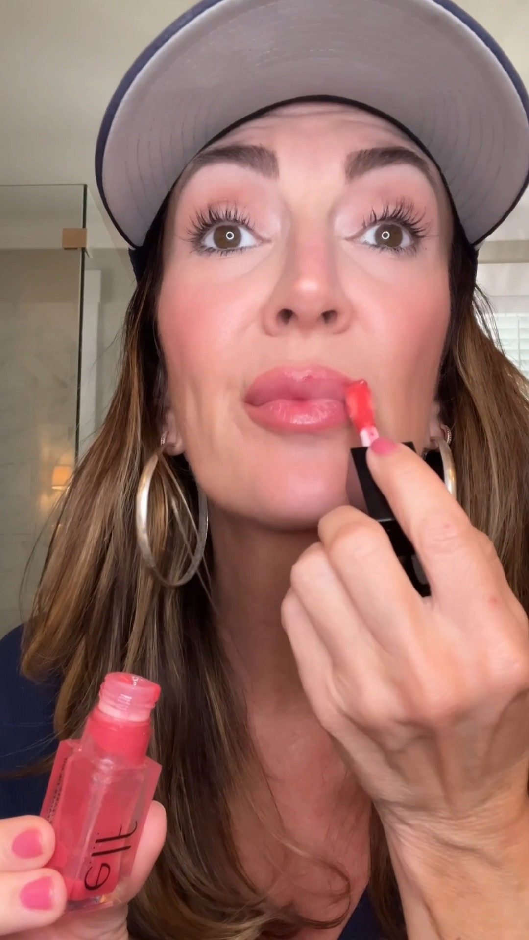 ⏰ The quickest makeup routine you’ll see me do with the most effective products!! / skin tint - light , lip liner - pinky swear , gloss - rose envy , concealer - 2.5, brow pencil - neutral brown