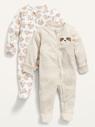 Unisex 2-Pack Sleep & Play Footed One-Piece for Baby | Old Navy (CA)