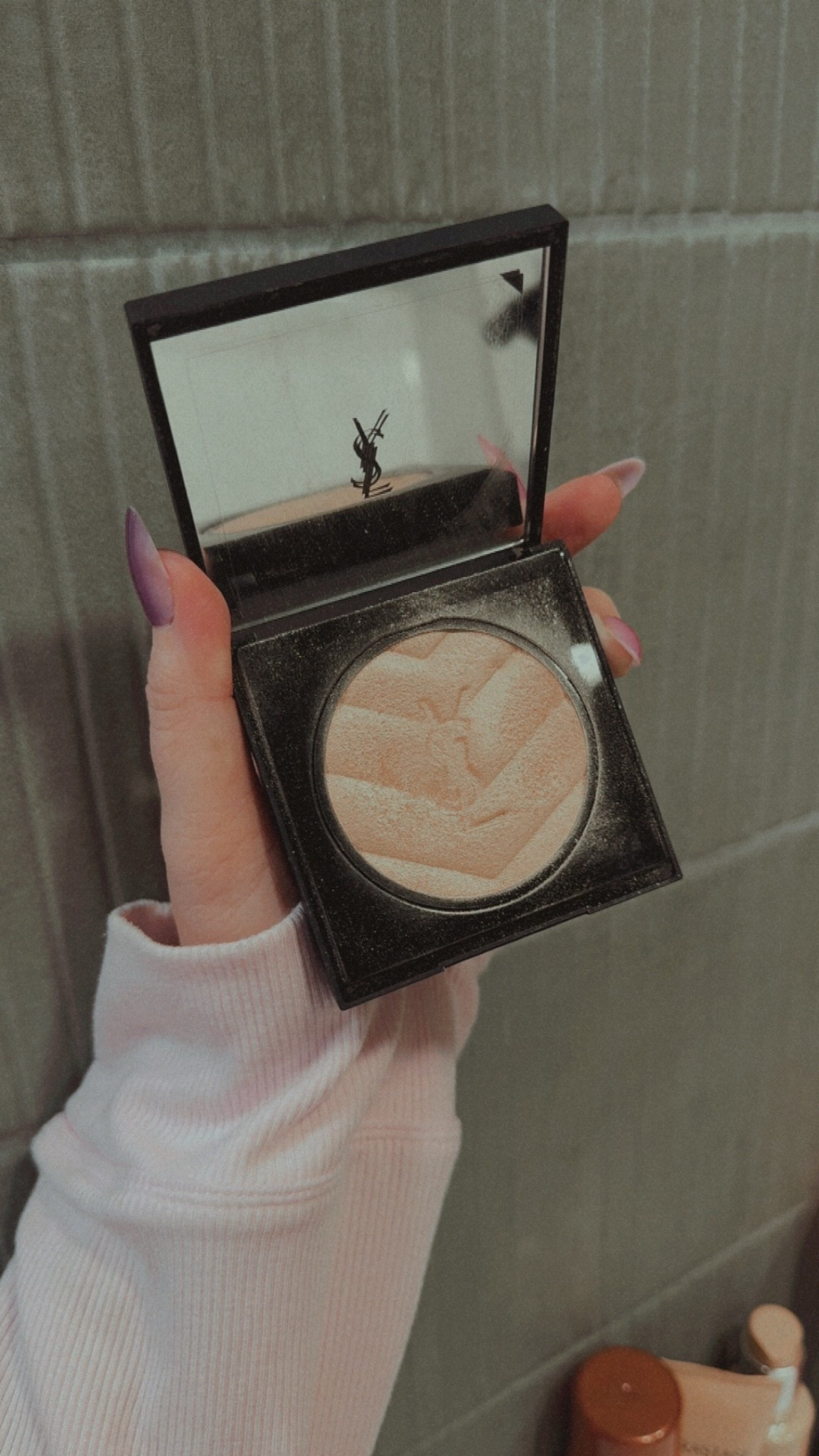 My perfect glow step ✨ This YSL highlighter is that subtle, lit from within kind of glow I always reach for 🌿 It doesn’t feel glittery or overdone, just a soft, refined radiance that catches the light in the prettiest way. I love using it on cheekbones, brow bone, and a little on the nose for that effortless glow finish✨ ysl highlighter ✨ | subtle glow highlighter | lit from within glow | luxury makeup glow | soft radiant highlight | natural glow makeup | everyday highlighter | luminous skin finish | dewy glow makeup look | champagne glow highlighter | effortless glow up | finely milled highlighter | soft glam glow | skin like highlight | elegant makeup glow | buildable highlight glow | radiant cheekbone glow | understated shimmer highlight | glowing skin makeup | high end beauty essential

#LTKmorningroutine #LTKselfcare #LTKBeauty