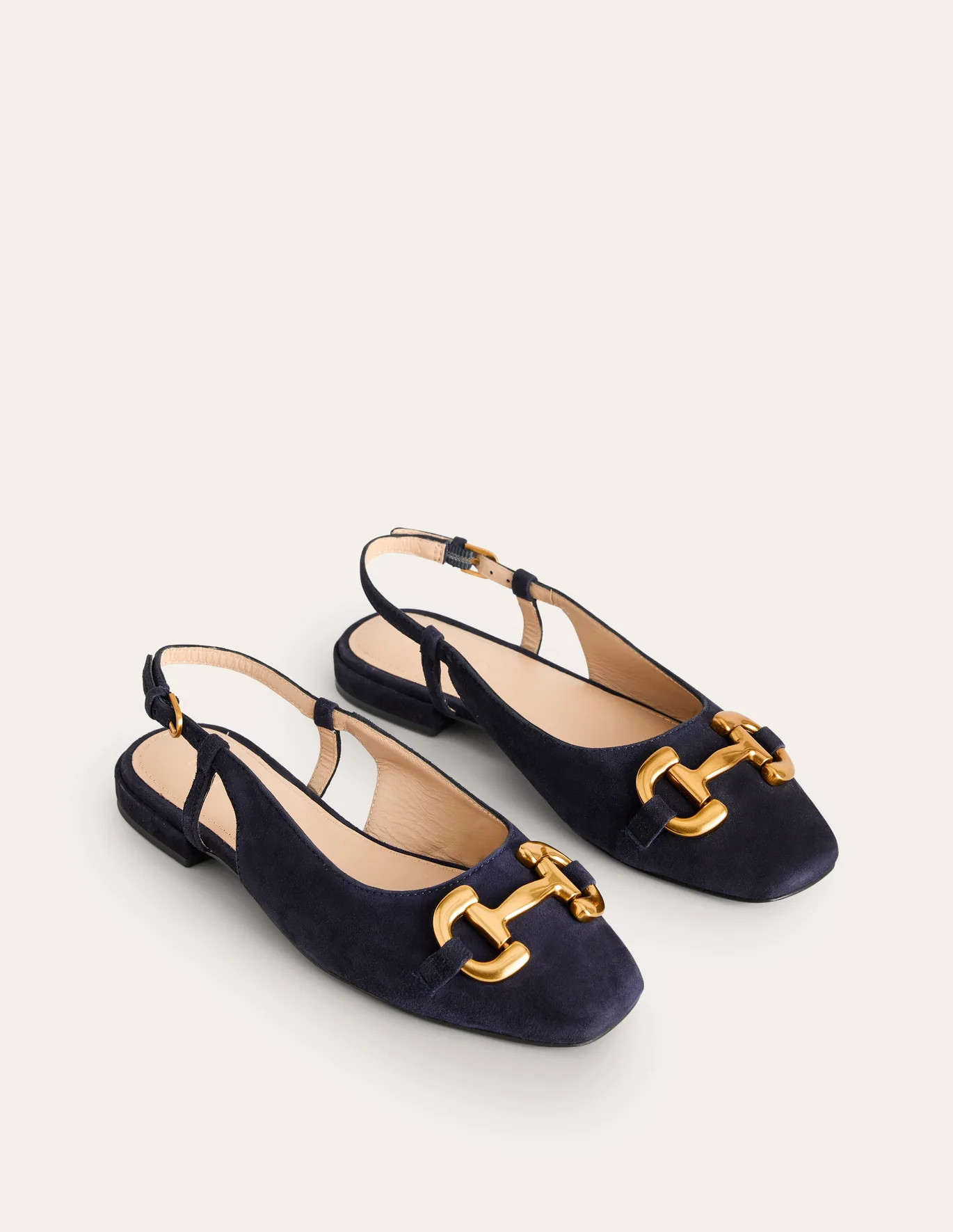 Iris Snaffle Slingback Flats | Boden (US)