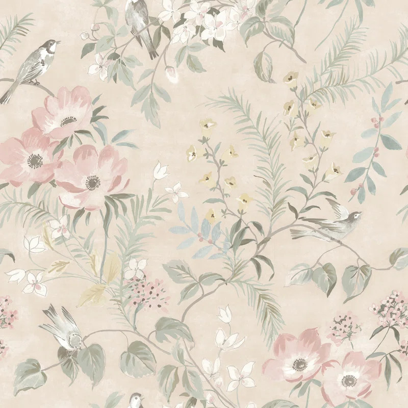 Harton 33' L x 20.5" W Wallpaper Roll | Wayfair Professional