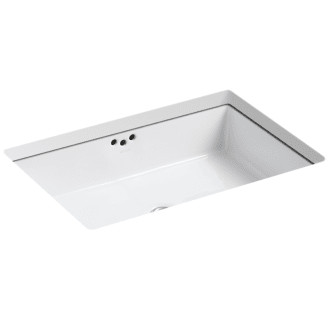 Kathryn 23-7/8" Rectangular Vitreous China Undermount Bathroom Sink with Overflow | Build.com, Inc.