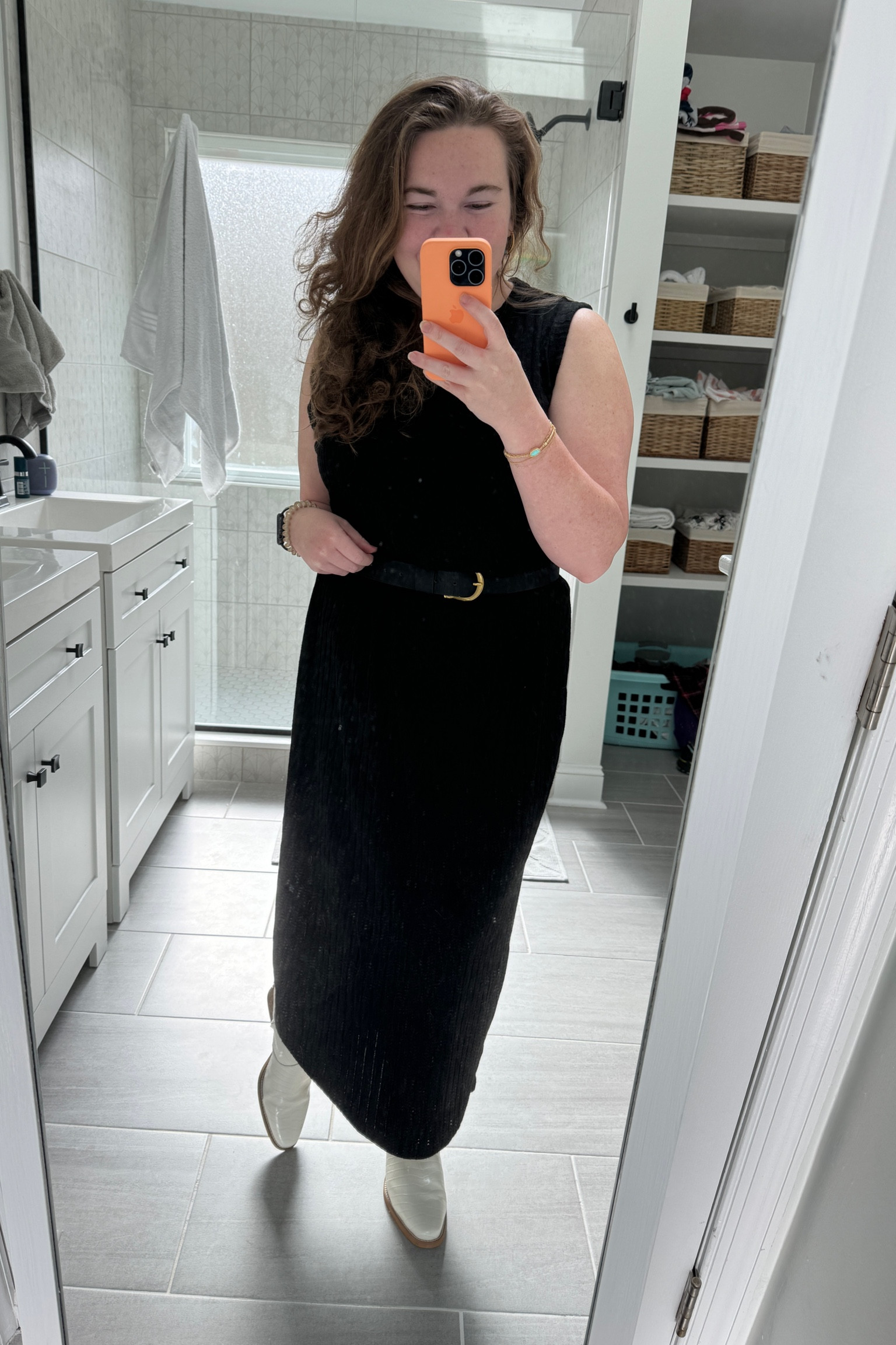 Dress // Size XXL
Boots // Size 8.5
Belt // Size Large

#LTKfindsunder100 #LTKstyletip #LTKworkwear