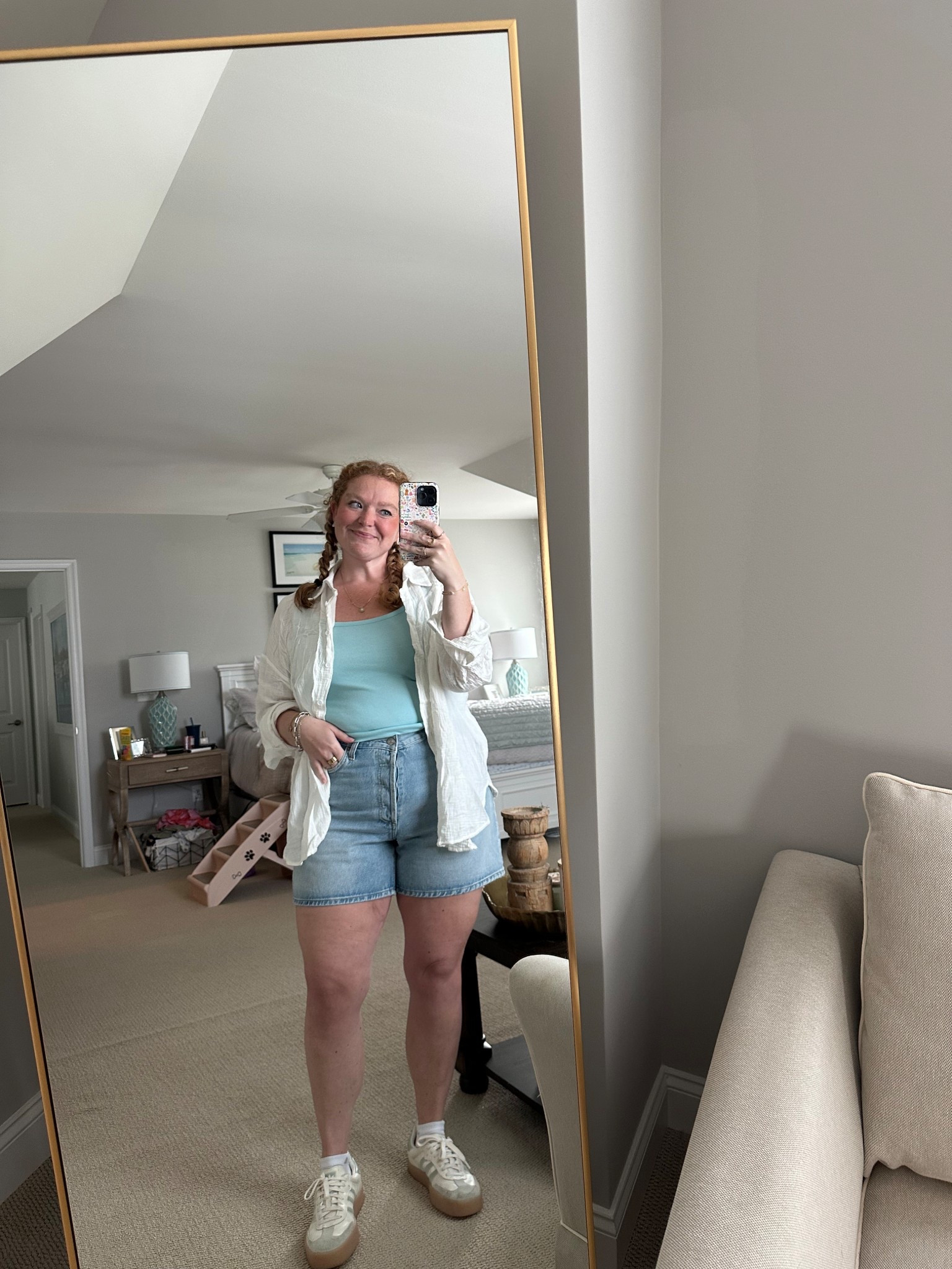 I’m obsessed with adding a lightweight button up on top of an outfit, especially with this weather!

#LTKMidsize #LTKSummerEdit #LTKStyleTip