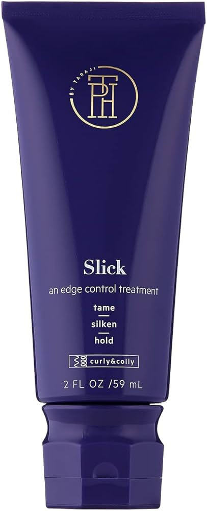 TPH BY TARAJI Slick Edge Control Treatment with Castor Oil | Silky Style Cream for Coily & Curly ... | Amazon (US)