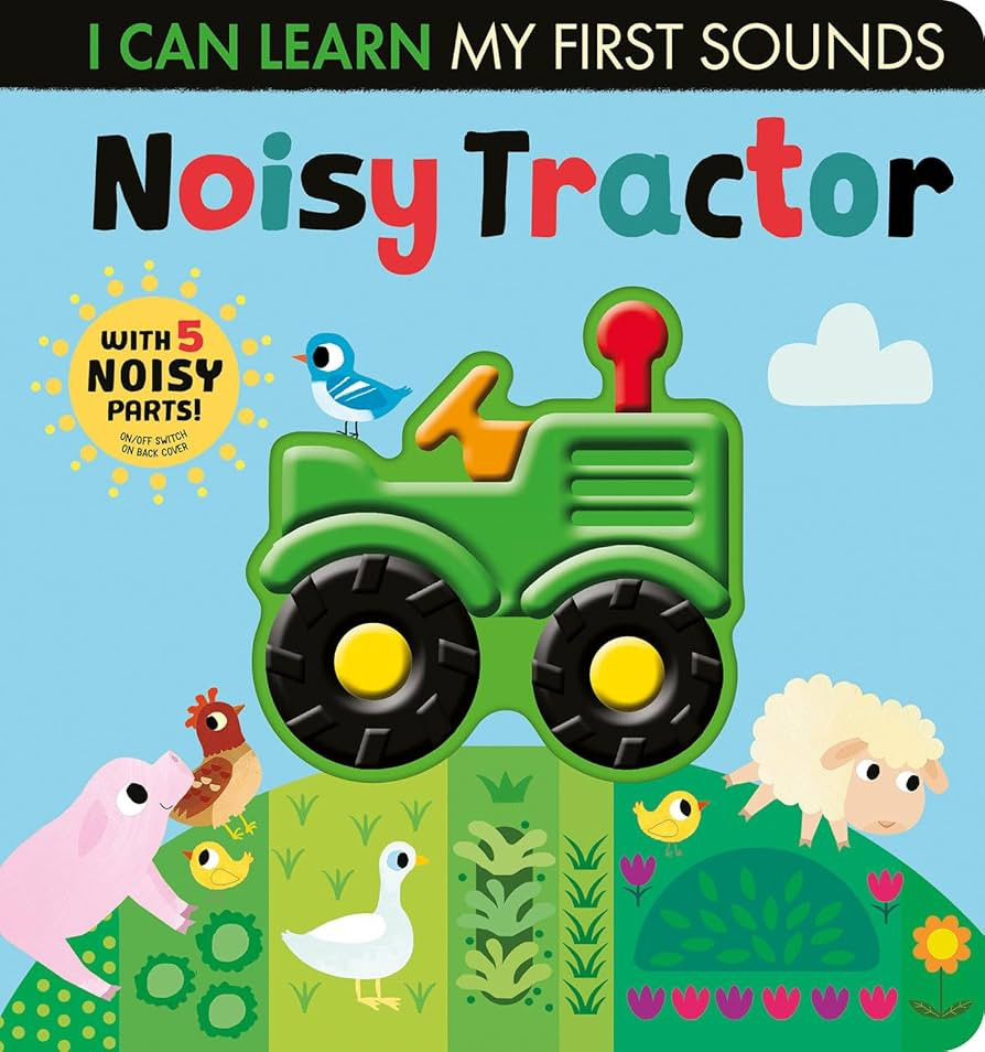 Noisy Tractor: With 5 Noisy Parts and an On/Off Switch on the Back Cover! (I Can Learn) | Amazon (US)