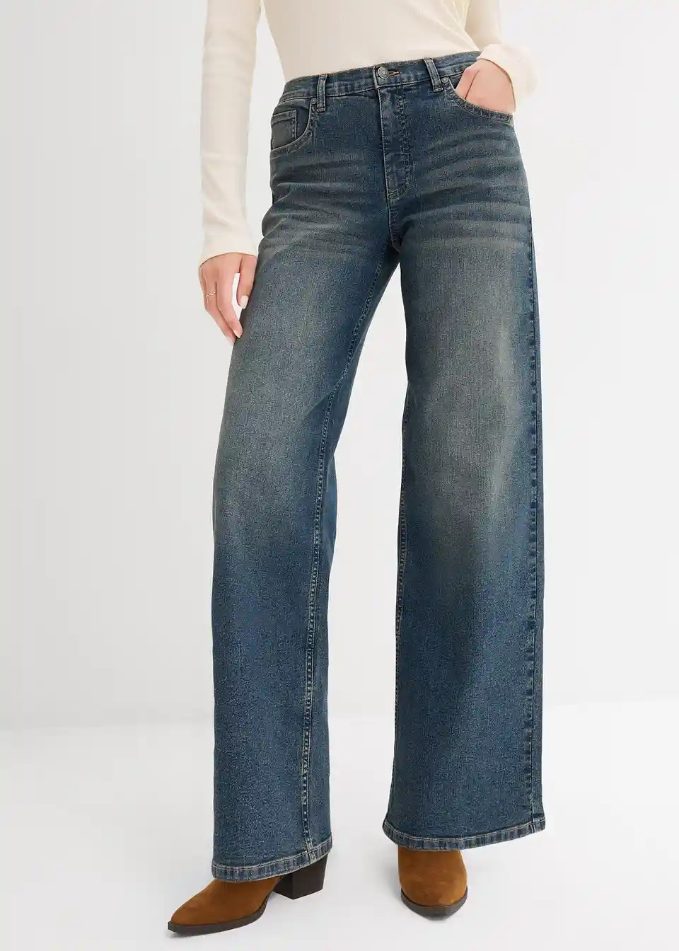 Wide-Leg-Jeans, High Waist | Bonprix DE