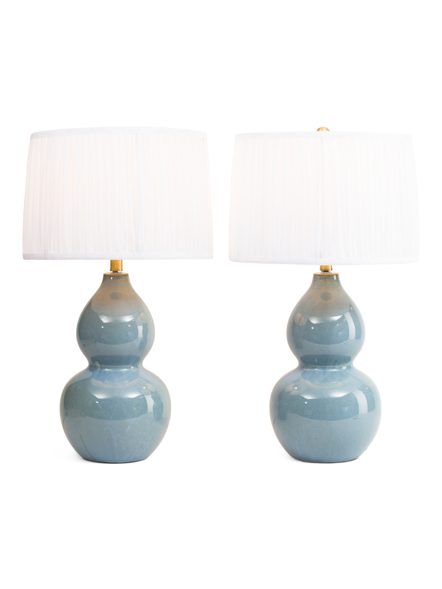 2pk 26.5in Double Gord Ceramic Table Lamps | TJ Maxx