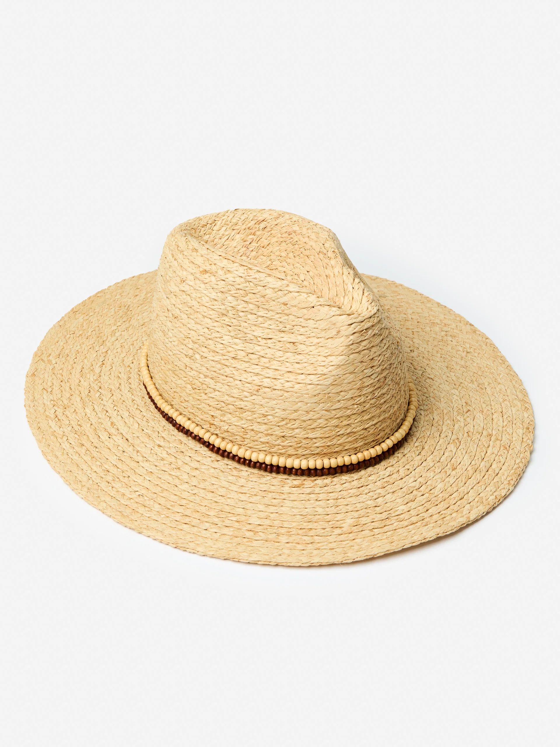 Natural Solid Bethany Raffia Hat | Women's Hats | J.McLaughlin | J.McLaughlin