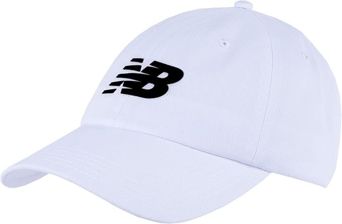 New Balance Men's and Women's 6-Panel Curved Brim Snapback Hat, Adjustable Cotton Twill Cap | Amazon (US)