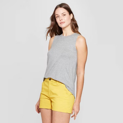Women's Sleeveless Crew Neck Tank Top - A New Day™ | Target