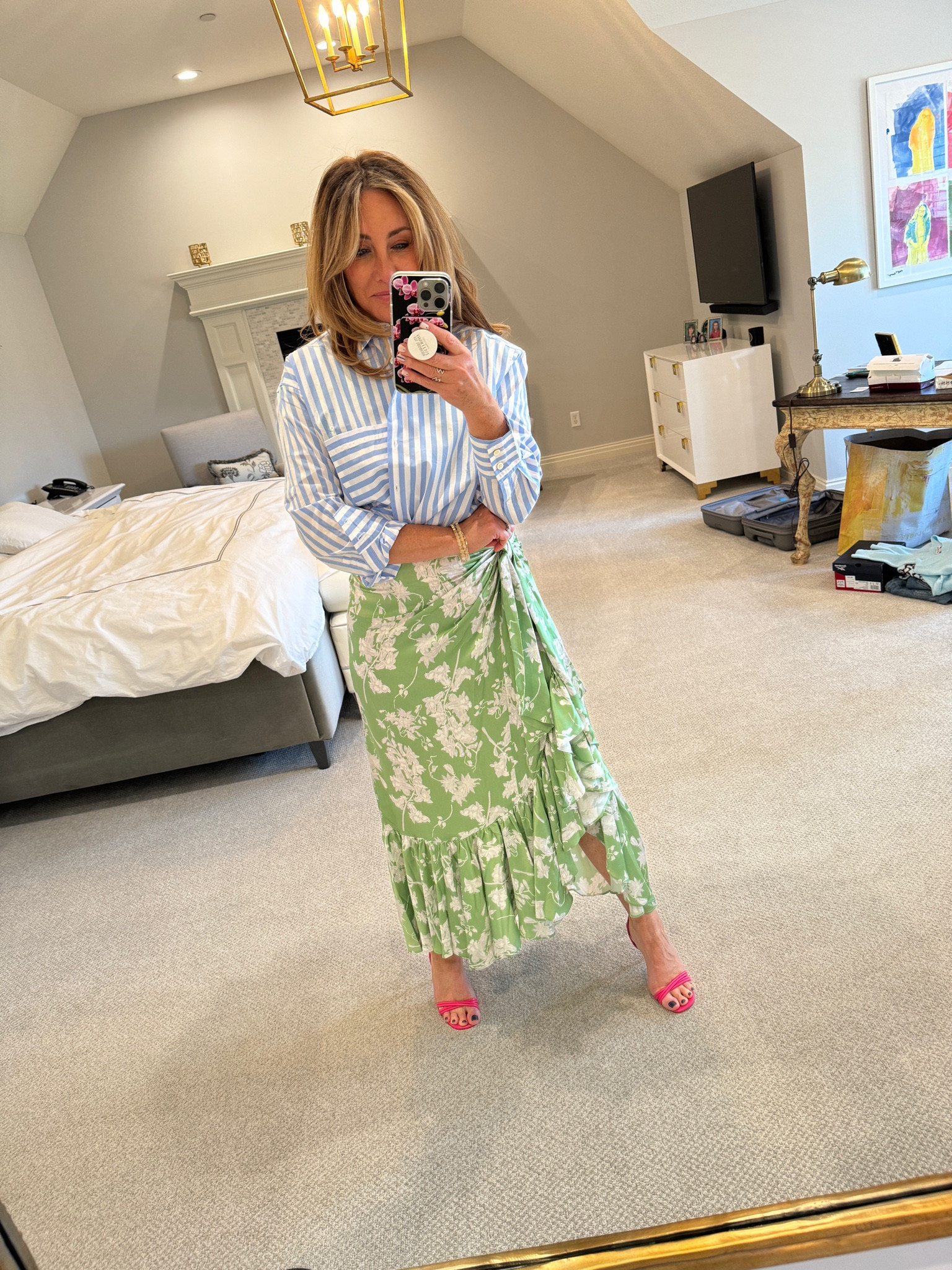 One of my favorite things to style, is different patterns and colors! This look will be so fun for spring/summer! 💕blue

#LTKstyletip #LTKSpringSale #LTKshoecrush