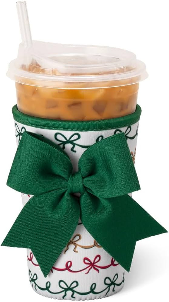 Swig Life Medium Iced Cup Coolie, Standard 22oz Iced Coffee Cup Insulator Sleeve with Handle, Neo... | Amazon (US)