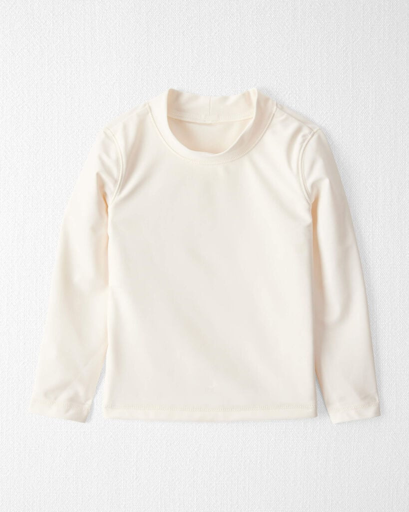 Little Planet Baby Recycled Long-Sleeve Rashguard Top 12M Sweet Cream | Carter's Inc