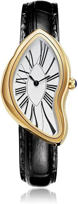 GORBEN Creative Melting Luxury Unisex Watch Small Vintage Bracelet Roman Numeral Dial, Waterproof... | Amazon (US)