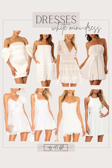 White dresses, midi white dress, graduation dress, summer white dresses, bridal occasion dress, grad dress 

#LTKstyletip #LTKSeasonal #LTKfindsunder50