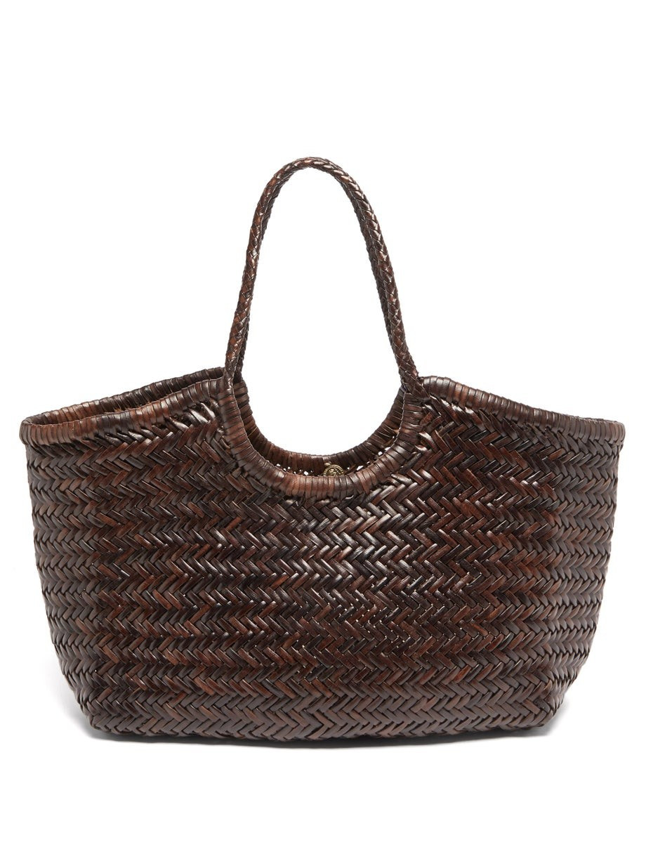 Nantucket woven-leather basket bag | Matches (UK)