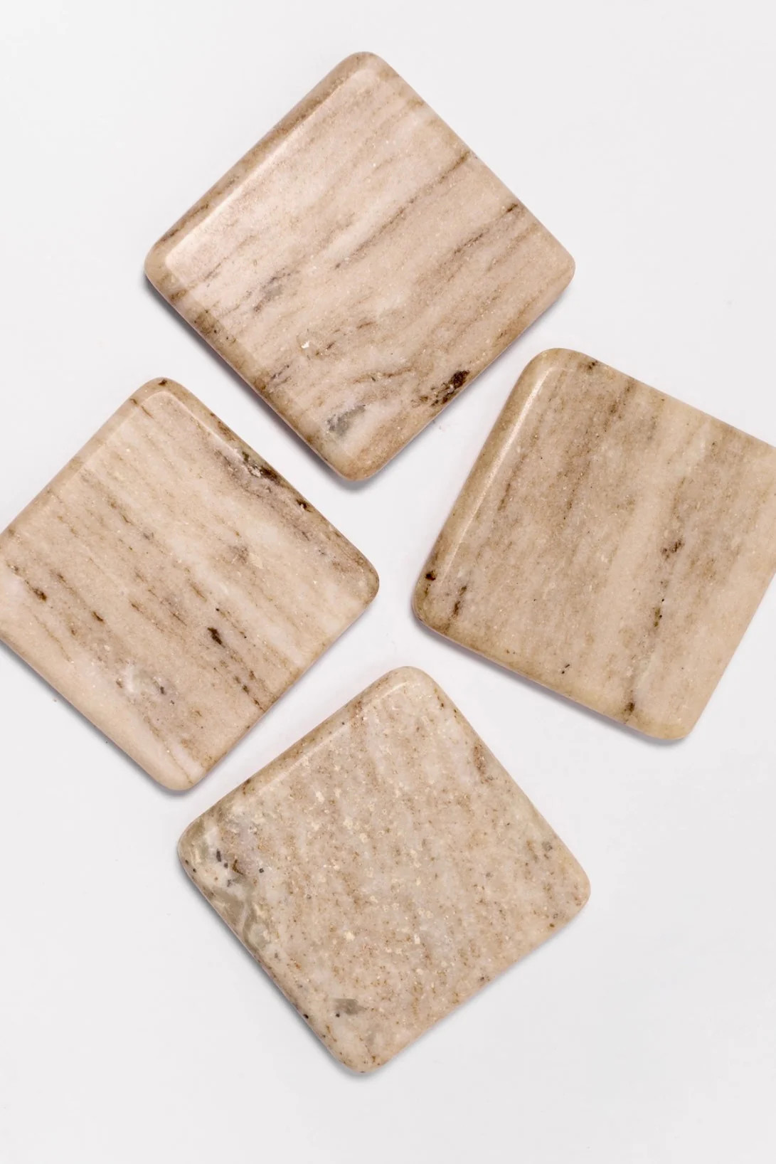 Marble Coasters - Set of 4 | THELIFESTYLEDCO