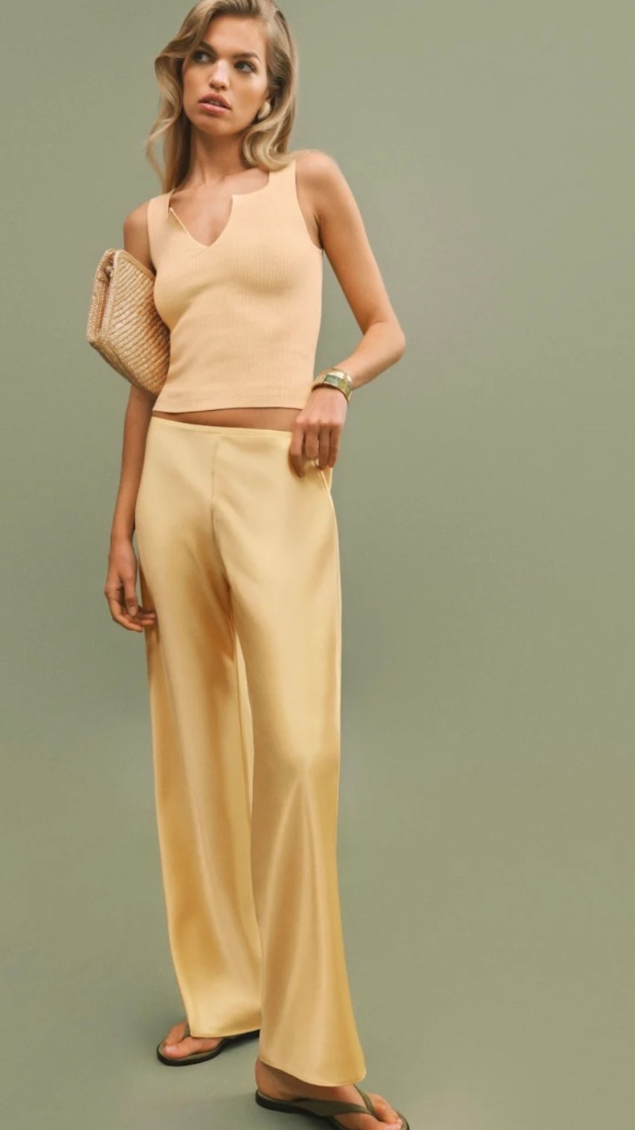 These are the satin pants I just got - I did petite size medium (I’m 5’2 for reference) lovee the is color and the fit and quality is so good!

#LTKU #LTKSeasonal