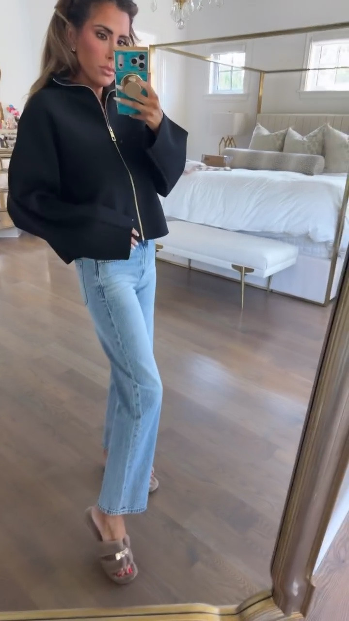 The fit of this little jacket is really cute! Wearing a small in the jacket and 26 in jeans! 

Zara fashion, Nordstrom fashion, Fall outfits, Autumn outfits, Teacher outfits, Casual fall outfits, Fall jackets, Gemma Beauty, Emily Gemma

#LTKdayinmylife #LTKSeasonal #LTKootd
