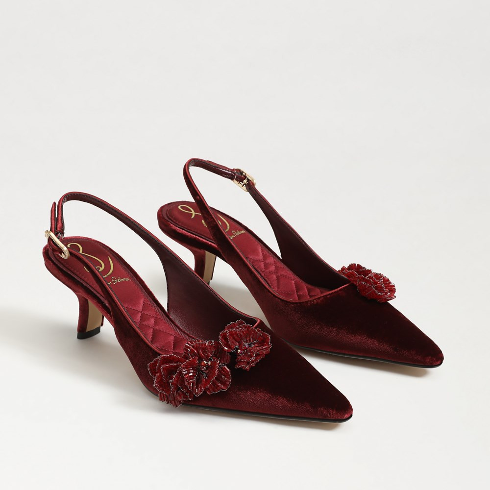Bianka Floral Slingback Pump | Sam Edelman
