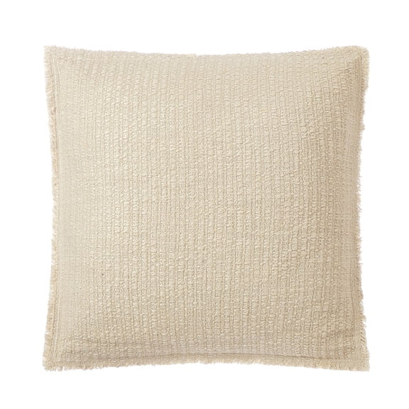 Better Homes & Gardens 22" x 22" Papyrus Beige Sunny Decorative Throw Pillow for Adults | Walmart (US)