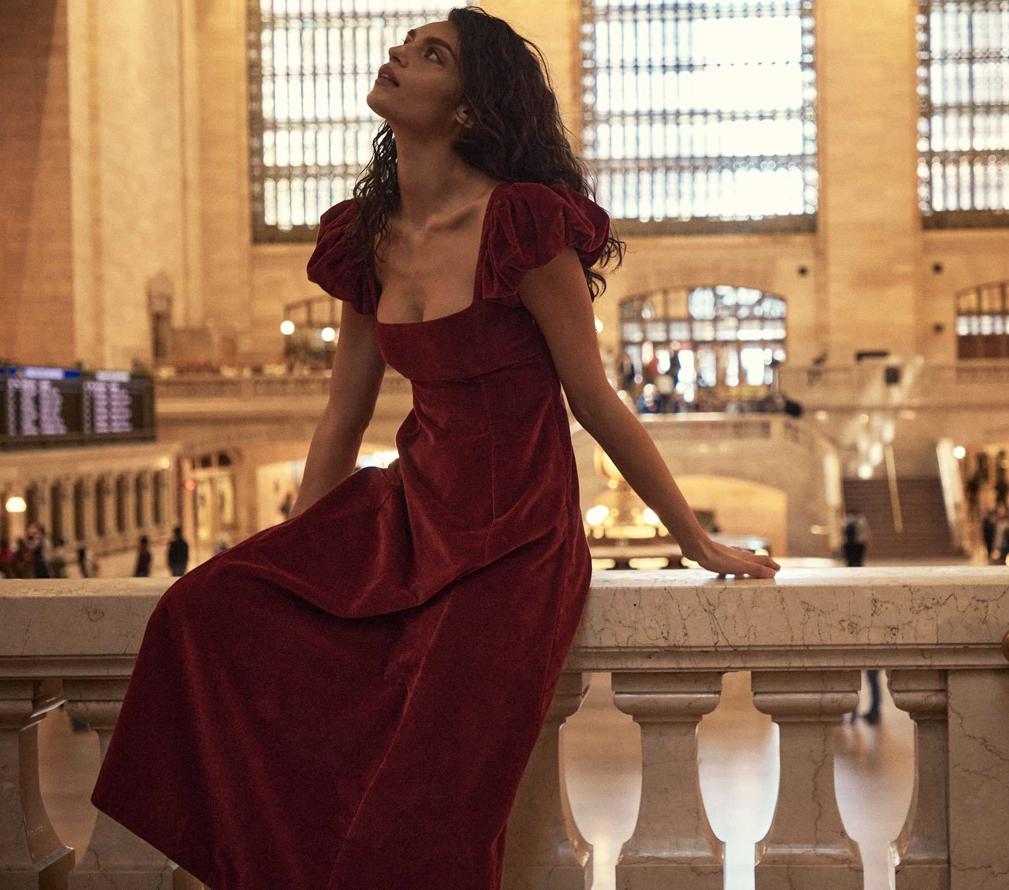 Celestine Dress - Rosso | DÔEN | DOEN