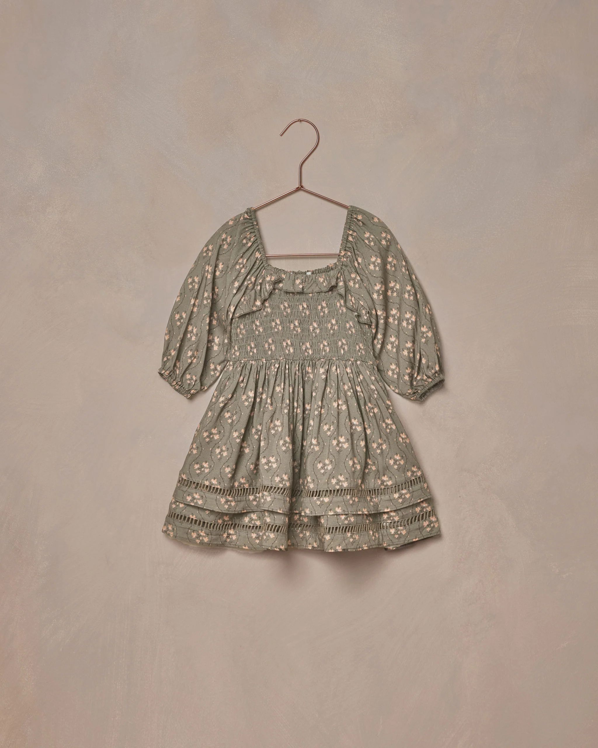 Elodie Dress || Pine Floral | Rylee + Cru