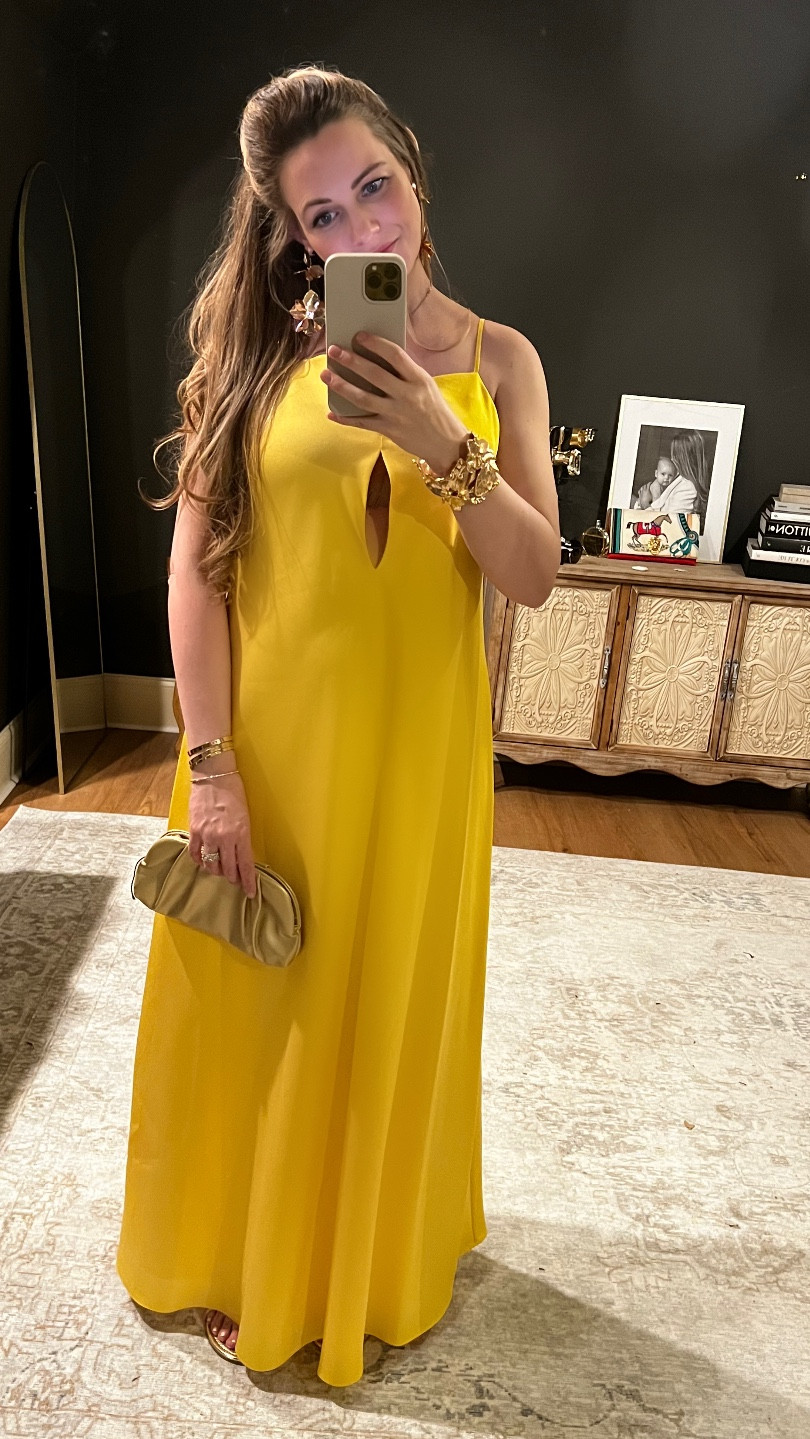 Loving this yellow maxi resort dress from the recent SimkinsStyle x Antonio Milani collaboration. This dress is SO much better than expected! Great quality fabric, fully lined, the cutest straps, scoop open back — and works with a bump! If you are going somewhere tropical for a baby bump, have a destination wedding coming up, or looking for a fabulous yellow spring maxi dress — this is it! 

#simkins #simkinsstyle 

#LTKWedding #LTKStyleTip #LTKBump